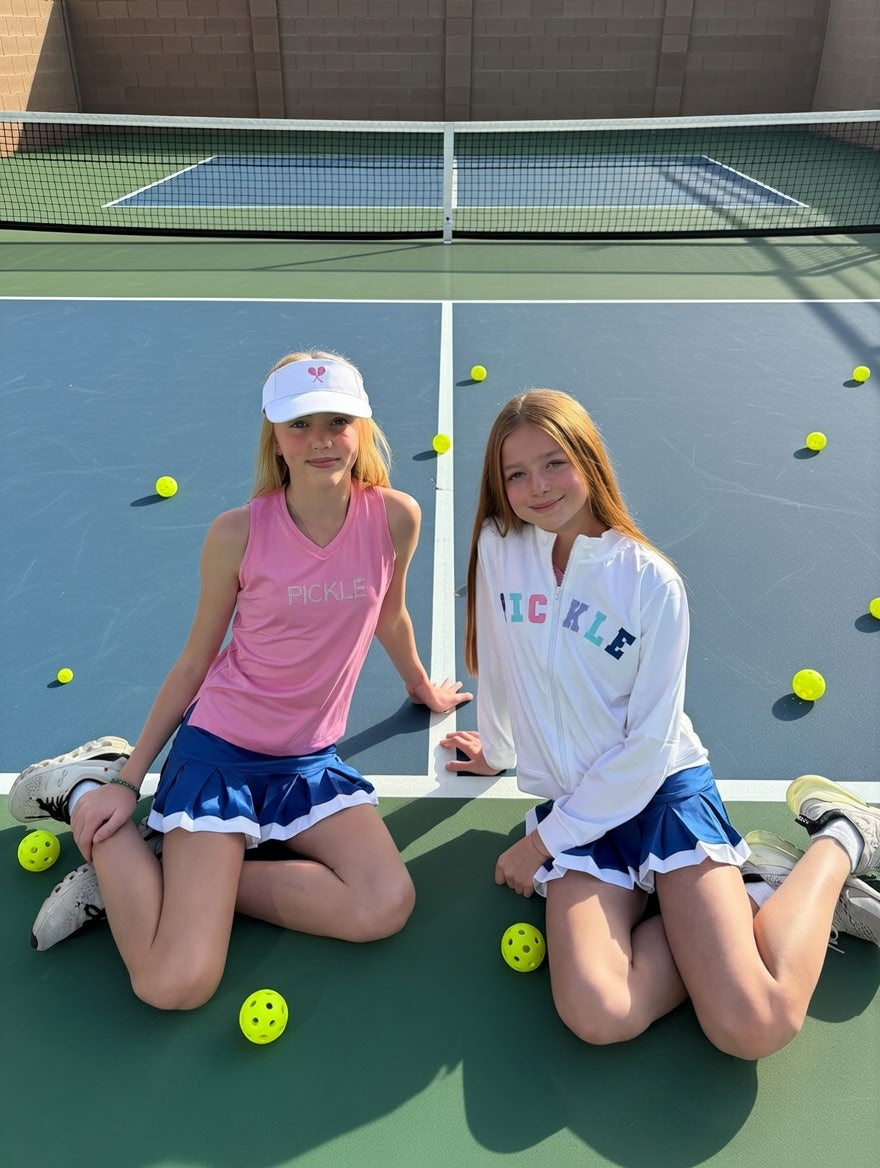 #Cottage Court Pickle Pink Tank Top