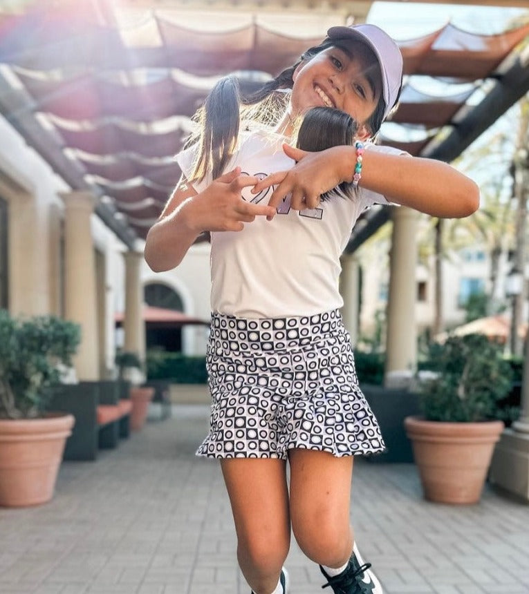 Pansies in Paris 'LOVE' Bling Tennis Top