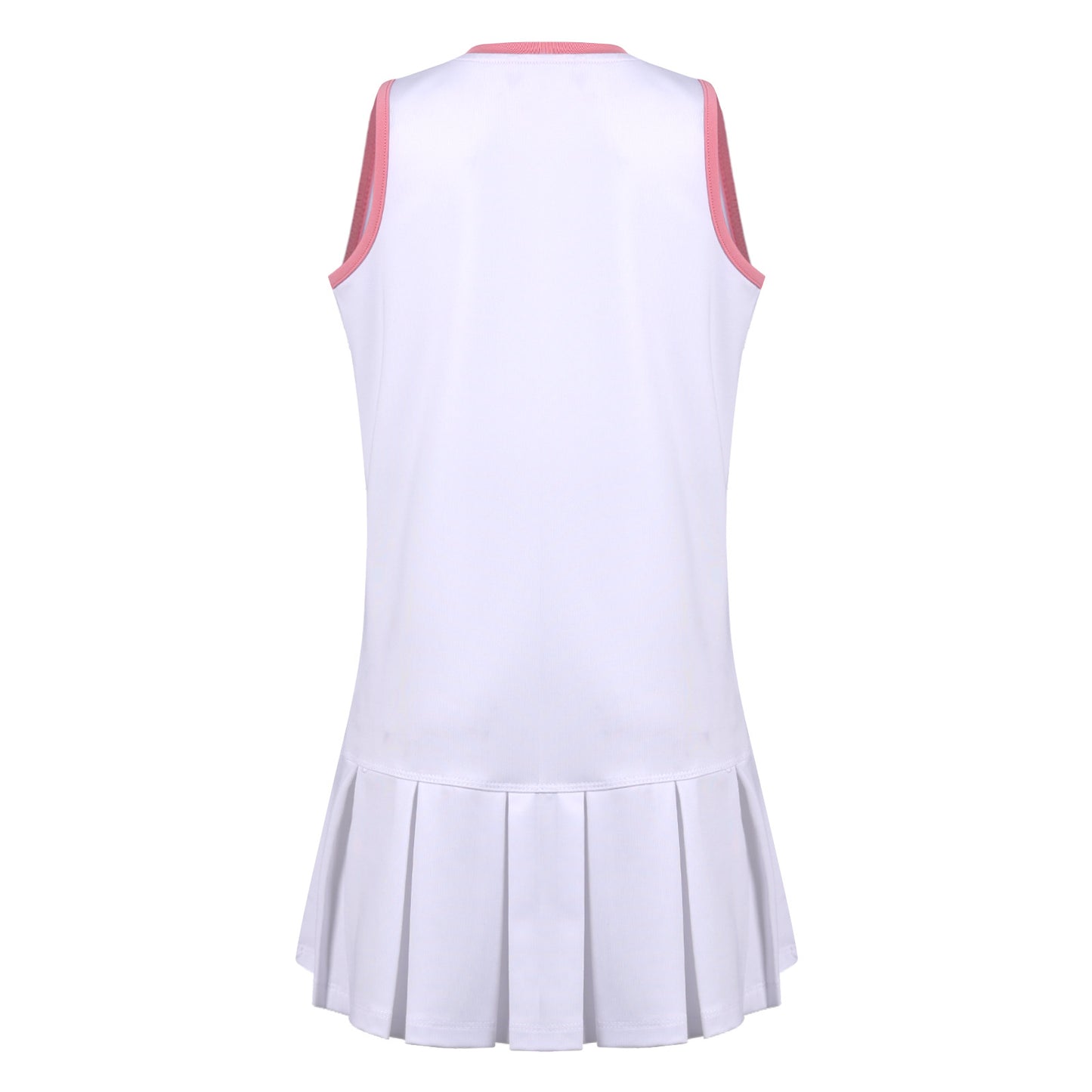 #Tutti Frutti White Peekaboo Pleat Dress - New!