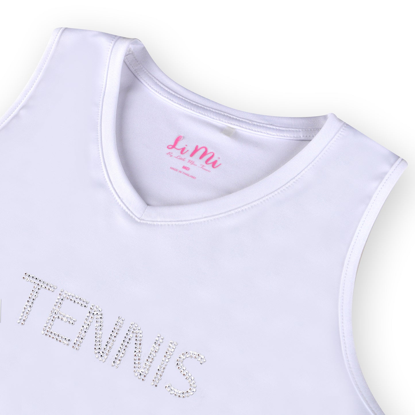 #Cottage Court Tennis White Tank Top - New!