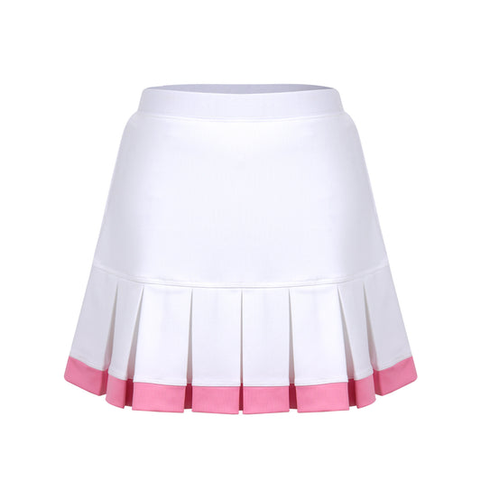 #Cottage Court White Pleat Skirt