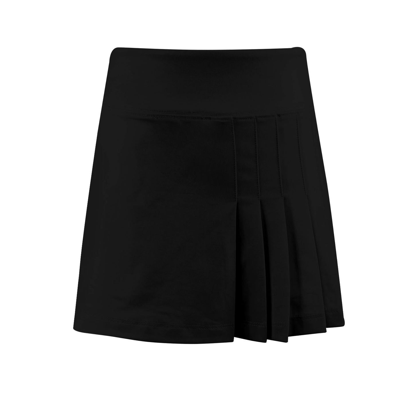 #Pansies in Paris Black Semi Pleat Skirt