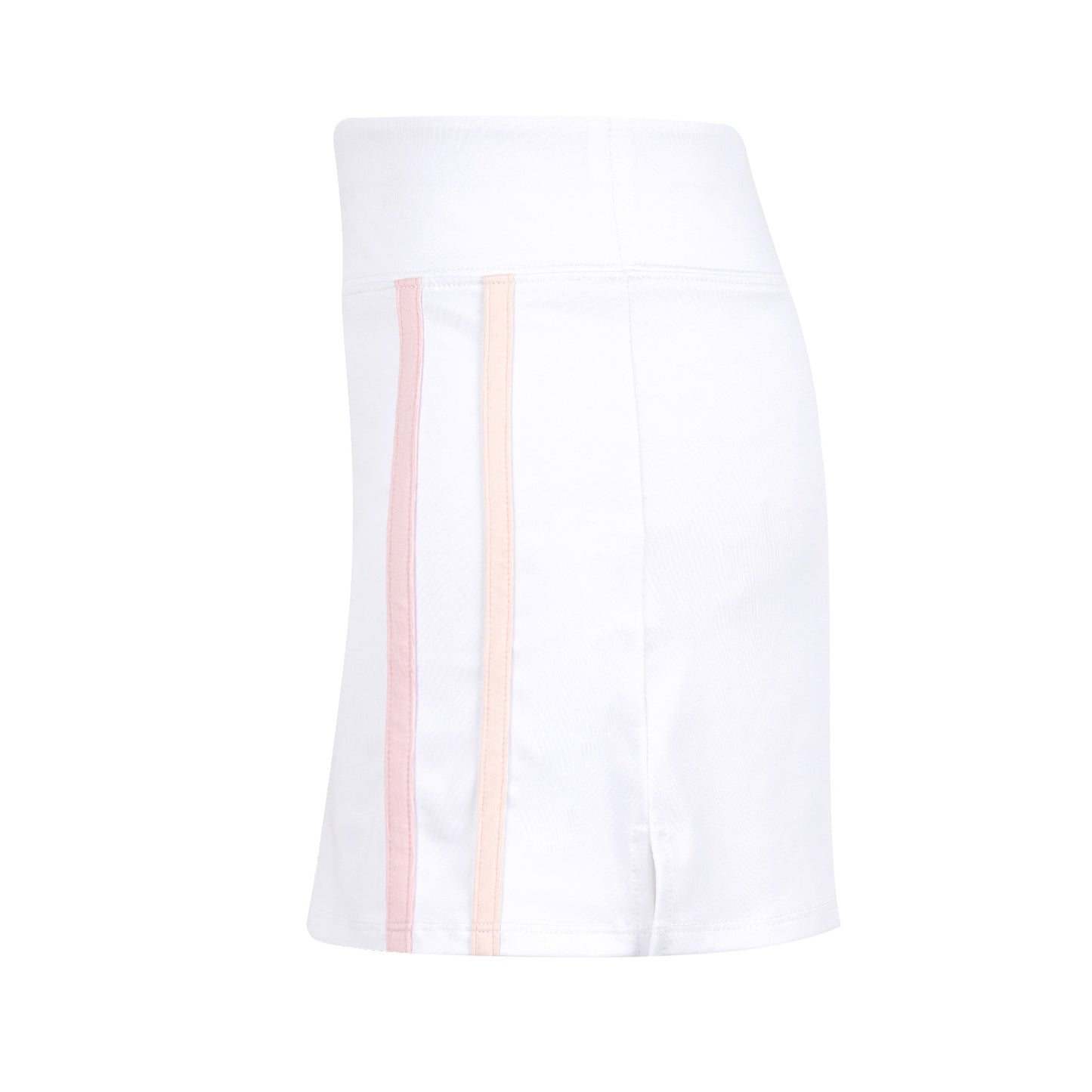 Carnival Lights White Racer Stripe Skirt - New!