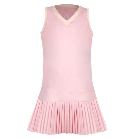 Carnival Lights Pink & Peach Pleat Dress - New!