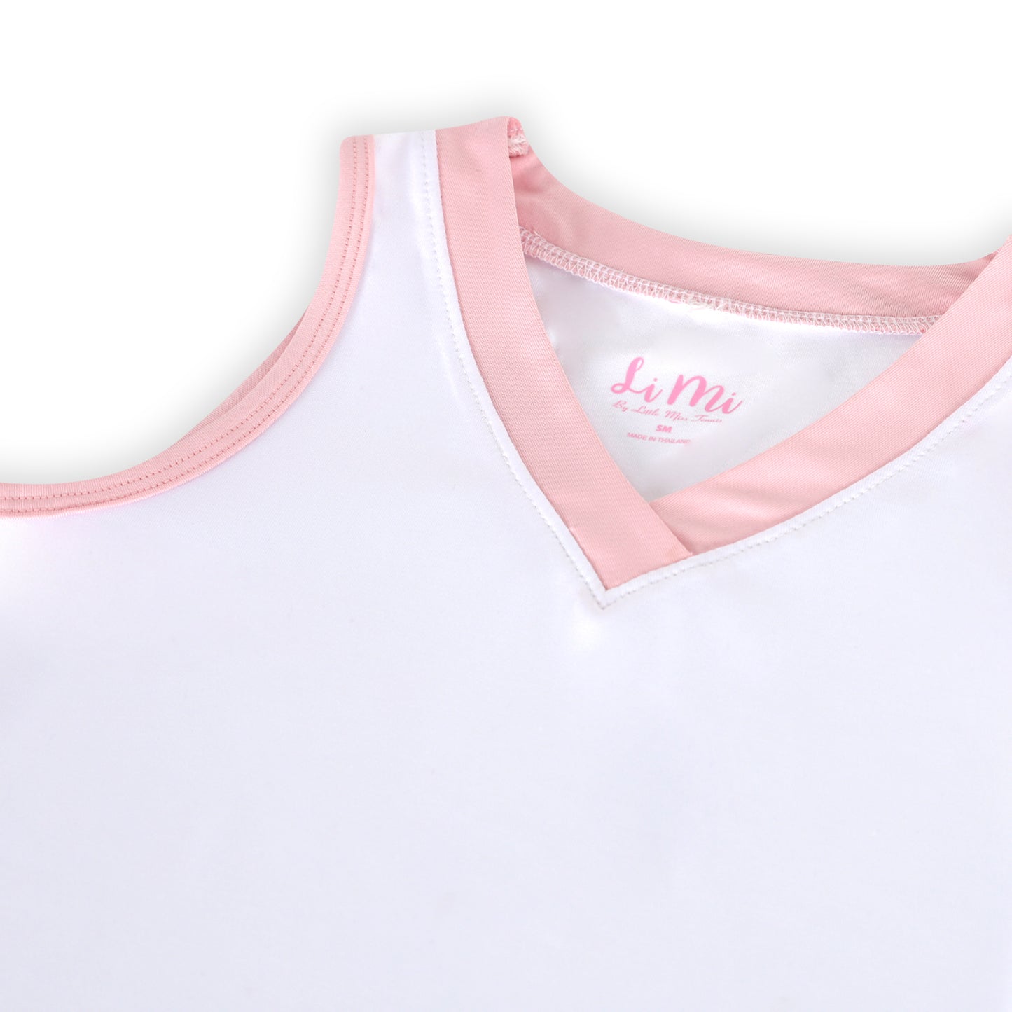 Carnival Lights White & Pink Pleat Dress