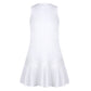 #Carnival Lights White Pleat Dress - New!