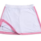 Everyday Club Skirt Pink Border - Little Miss Tennis