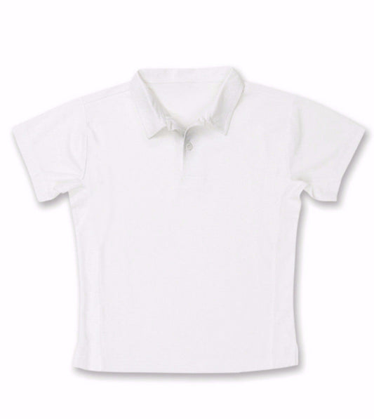 Boys Polo White - B31 - Little Miss Tennis