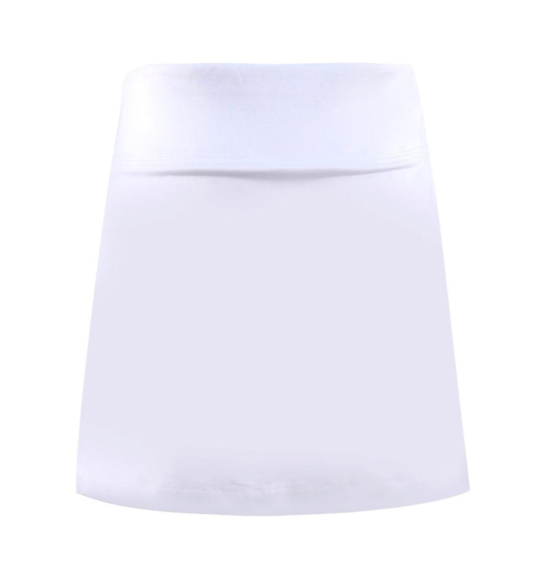 Chamonix Blossom White Semi Pleat Skirt - New! - Little Miss Tennis
