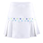Chamonix Blossom Preppy White Skirt - New! - Little Miss Tennis