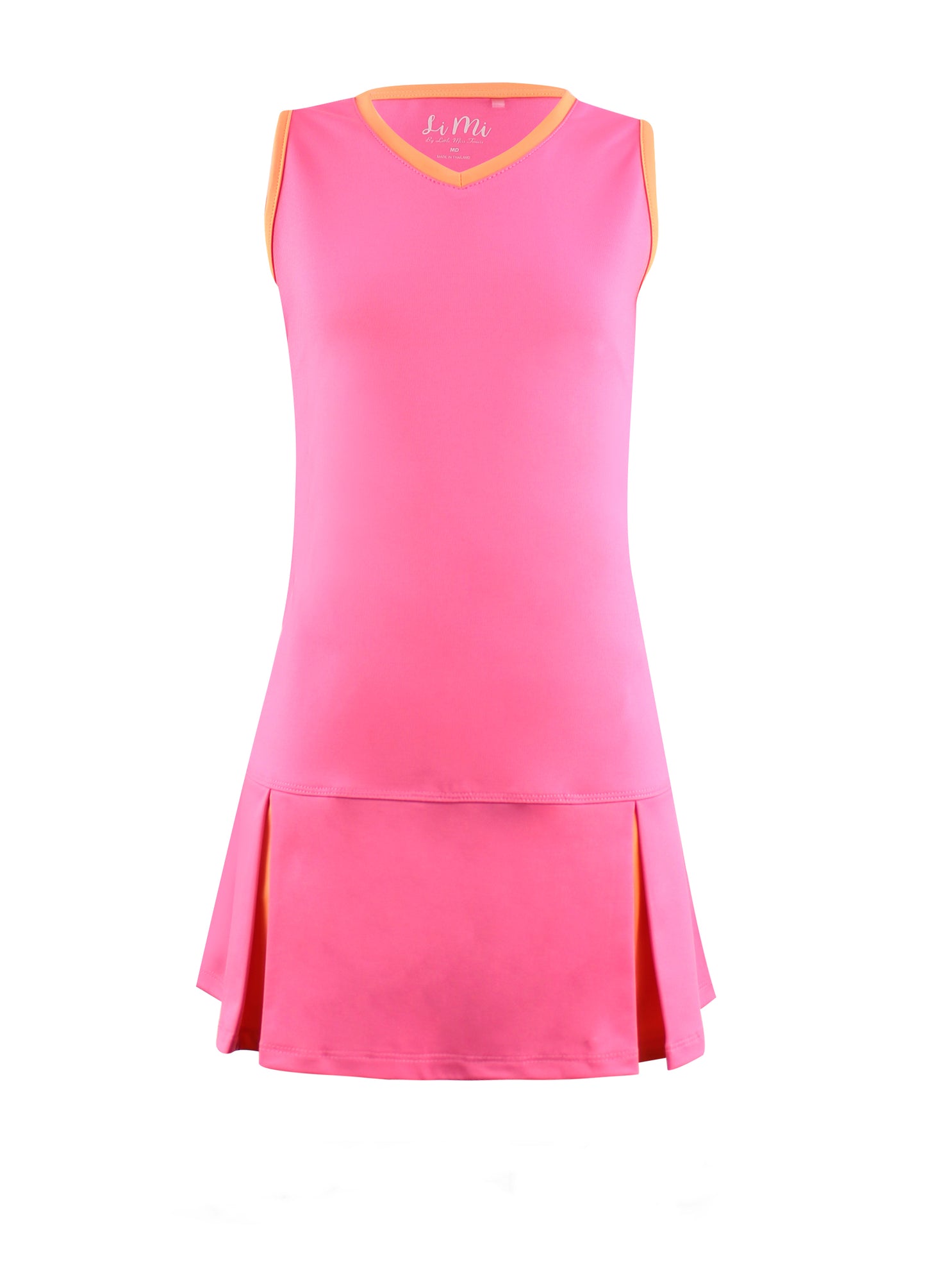 #Flamingo Beach Pink Dress - New! - Little Miss Tennis