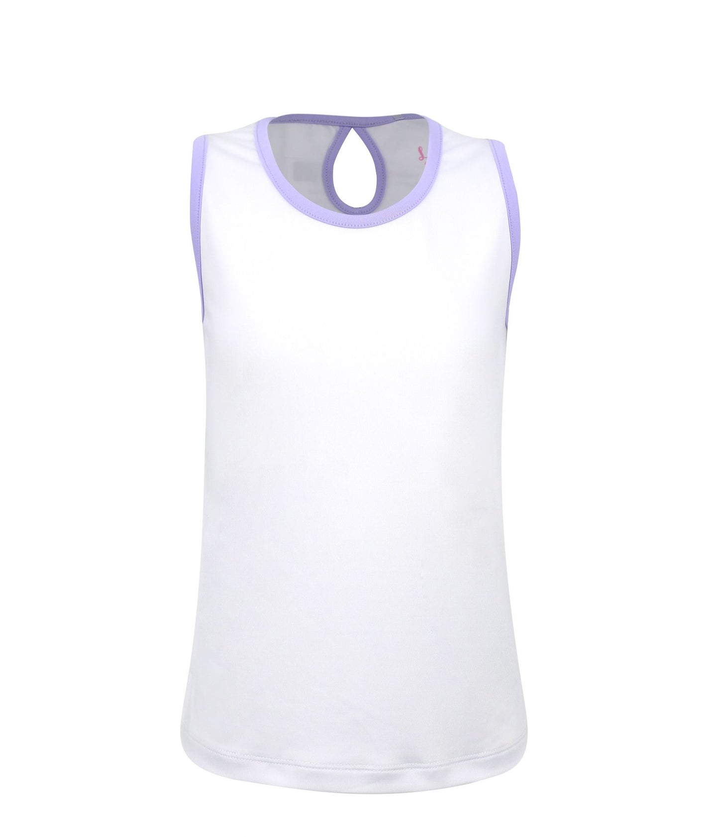 Lilac Lane Keyhole Tank White