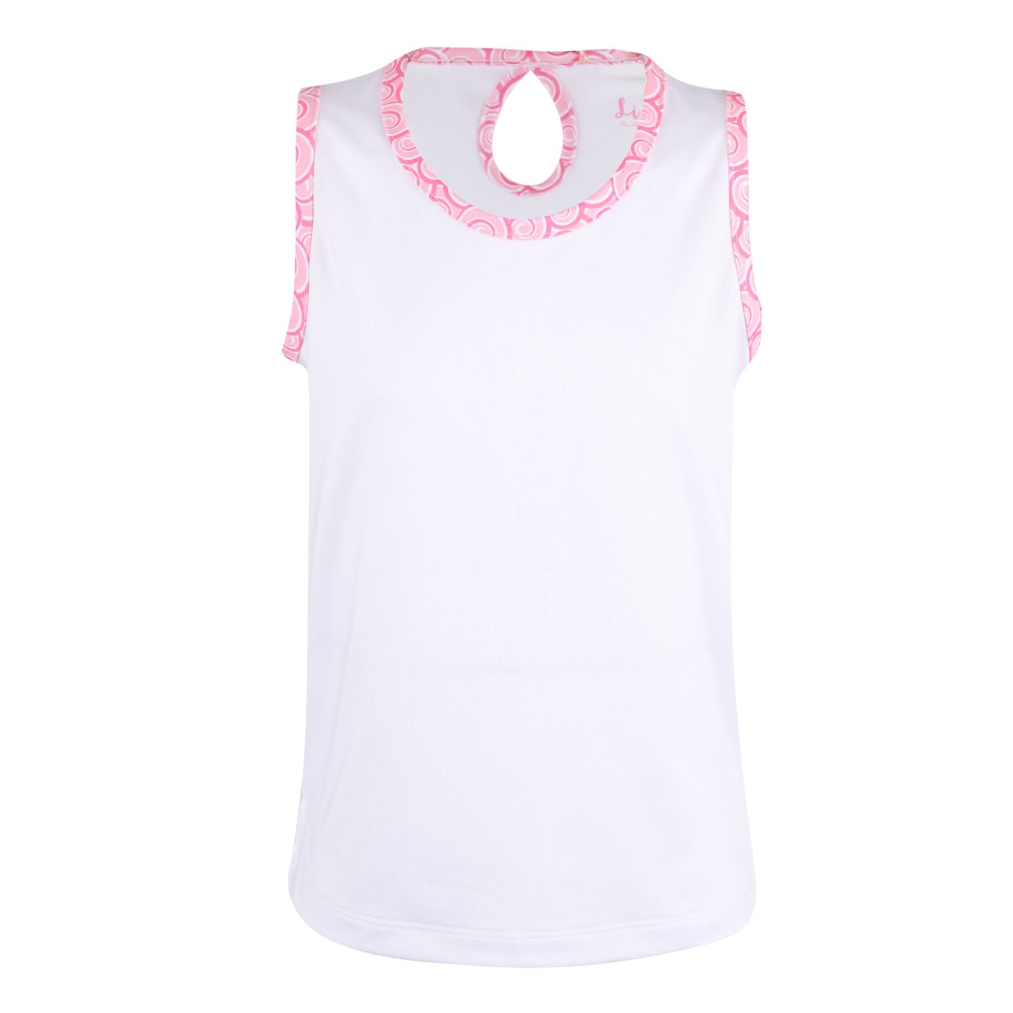 Sweet Shop White Keyhole Tank