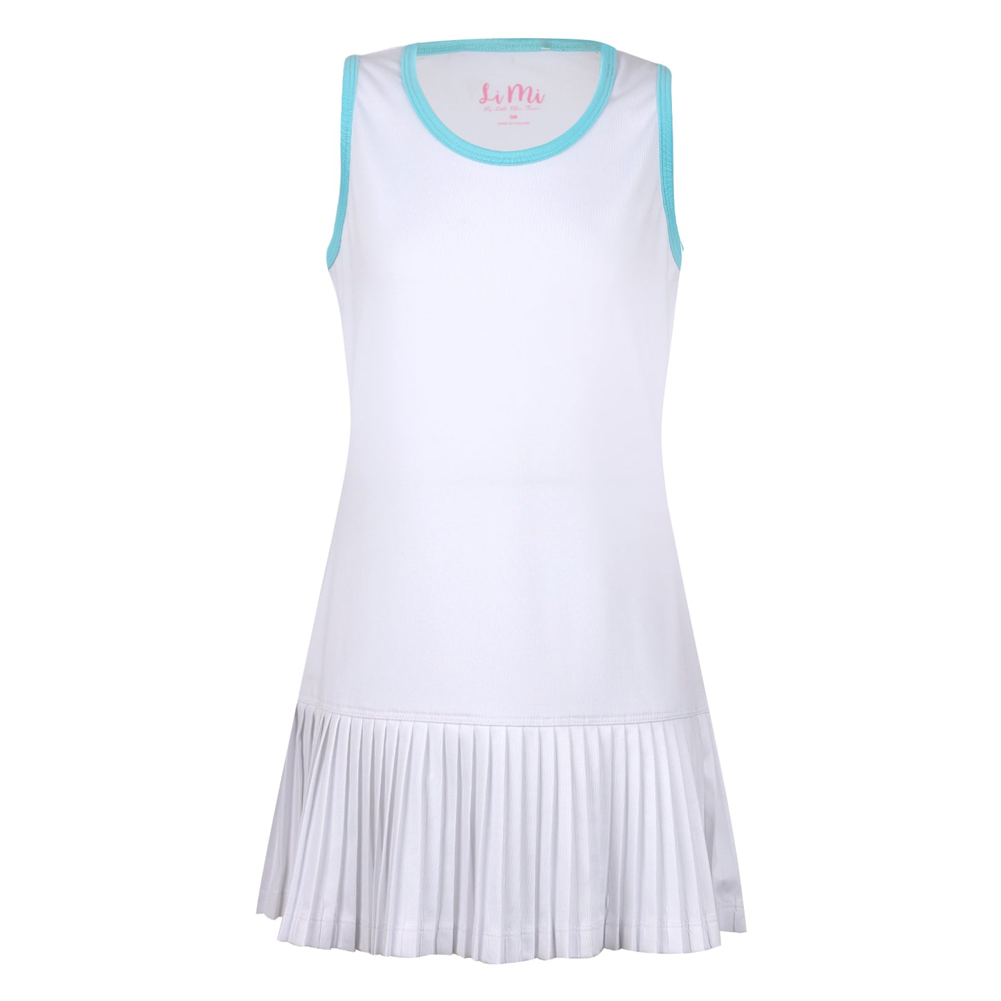 Captiva Cove Mini Pleat Dress White