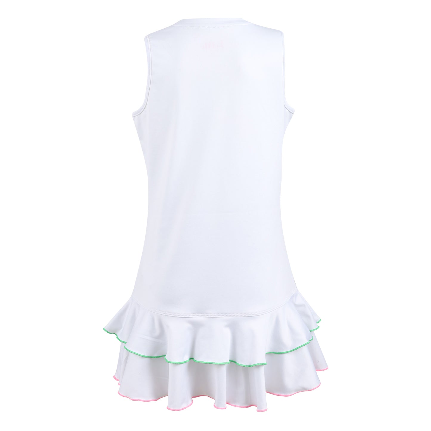 Oxford Tea White Ruffle Dress
