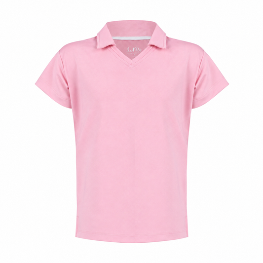 #Tutti Frutti Pink Polo Top- New!
