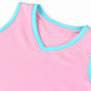 #Tutti Frutti Pink/Aqua Peekaboo Pleat Dress - New!