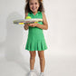 #Beverly Hills Green Pleat Dress - New!