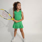 #Beverly Hills Green Pleat Dress - New!