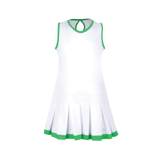 #Beverly Hills White Pleat Dress - New!