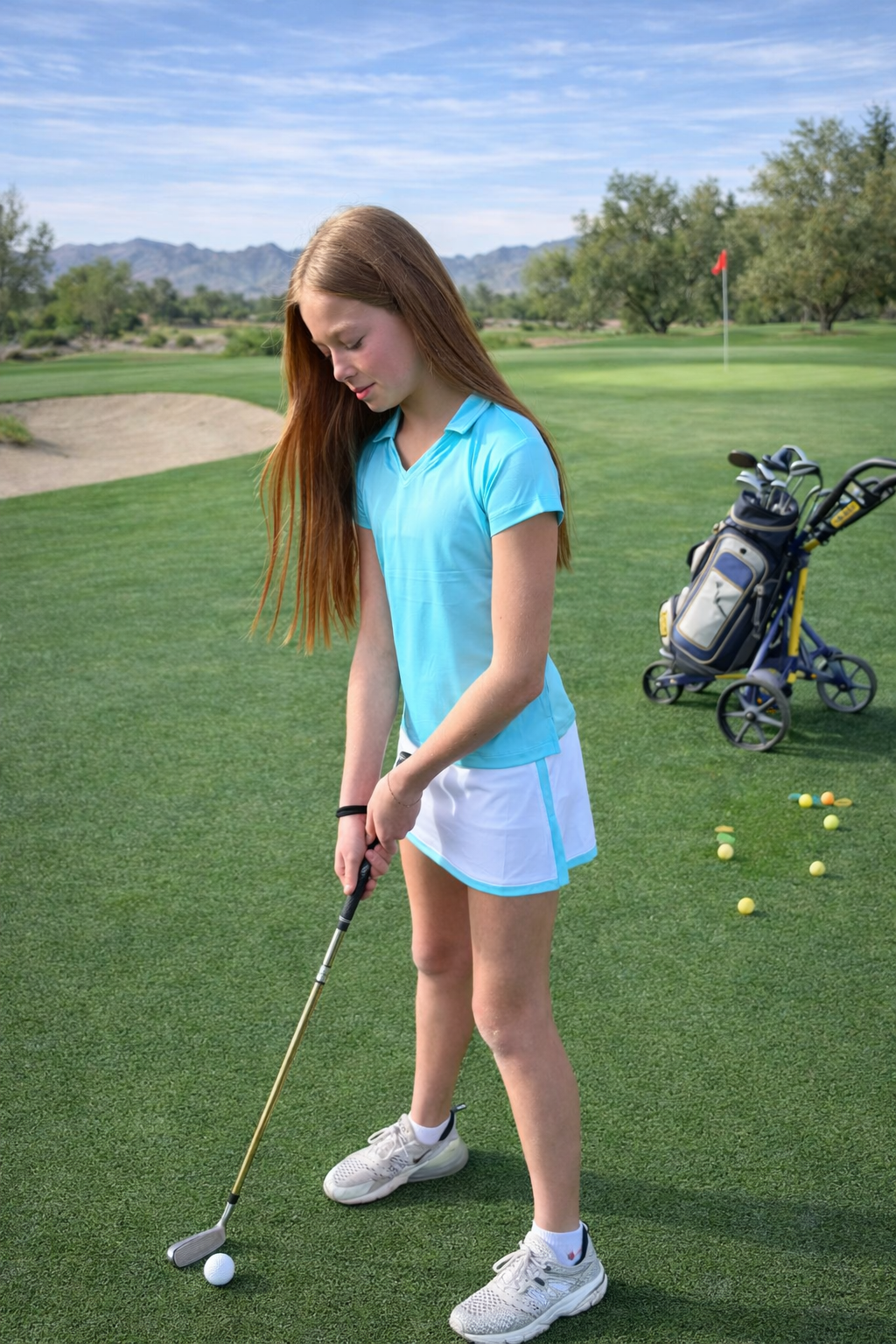 Captiva Cove White Border Skirt