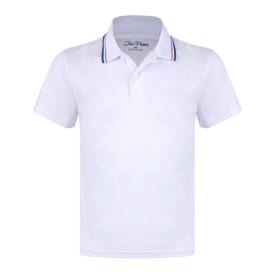 Boys Polo White Patriotic - New!