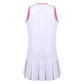 #Tutti Frutti White Peekaboo Pleat Dress - New!