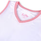 #Tutti Frutti White Peekaboo Pleat Dress - New!