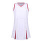 #Tutti Frutti White Peekaboo Pleat Dress - New!