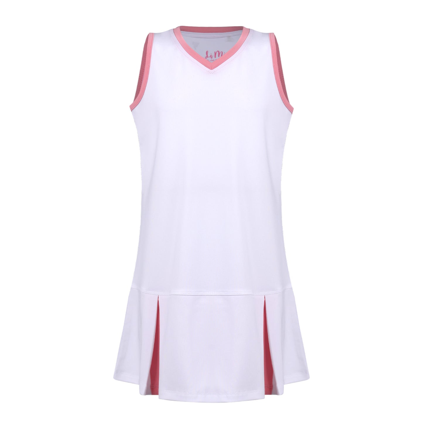 #Tutti Frutti White Peekaboo Pleat Dress - New!