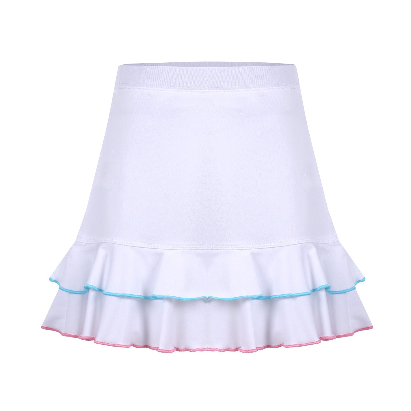 #Tutti Frutti White Ruffle Skirt - New!