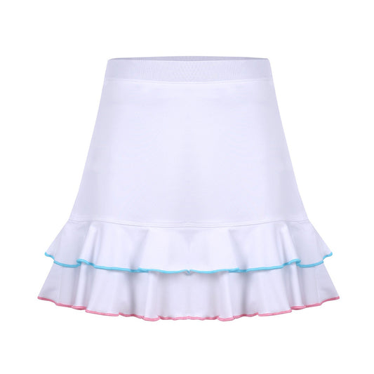 #Tutti Frutti White Ruffle Skirt - New!