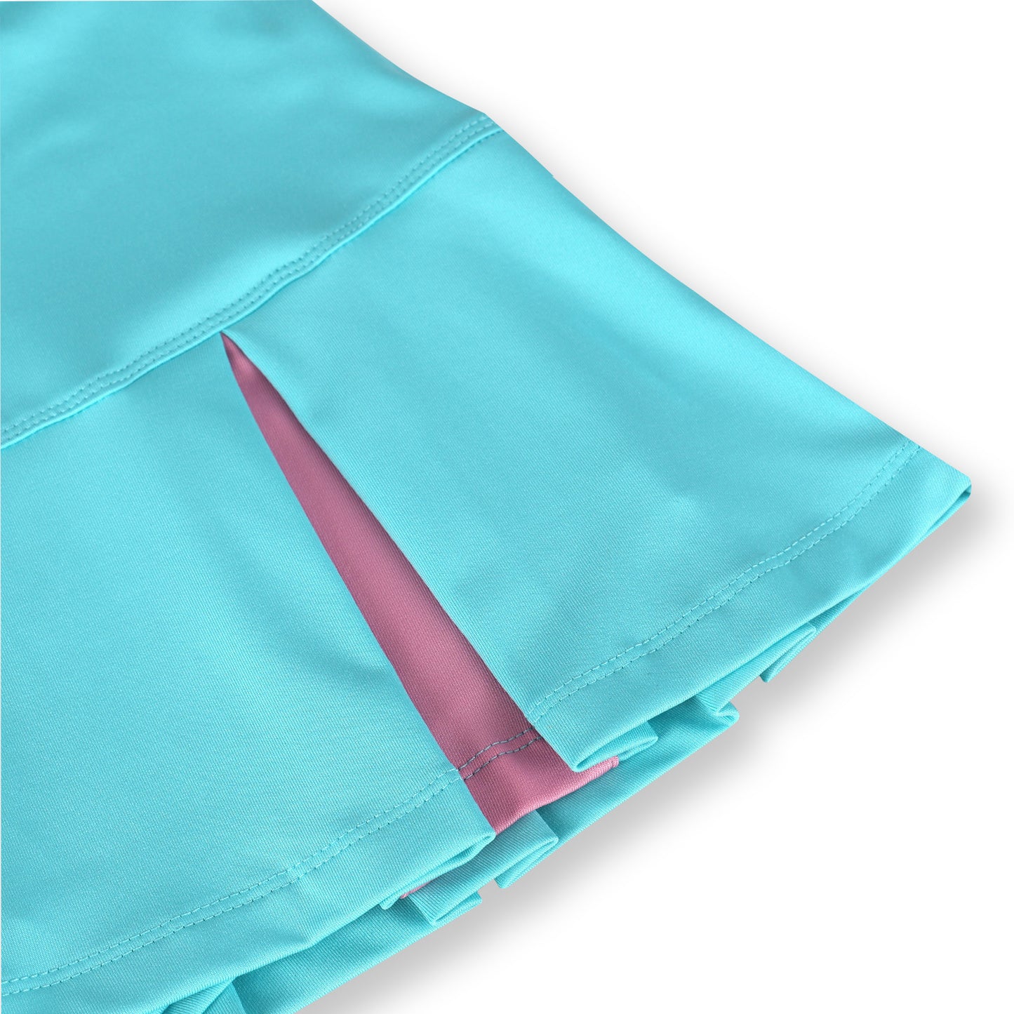 #Tutti Frutti Aqua Peekaboo Pleat Skirt - New!