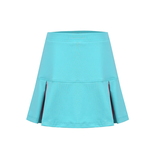 #Tutti Frutti Aqua Peekaboo Pleat Skirt - New!