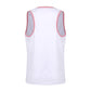 #Tutti Frutti White Tank/Pink Trim - New!