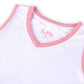 #Tutti Frutti White Tank/Pink Trim - New!