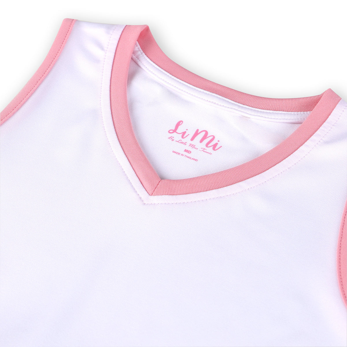 #Tutti Frutti White Tank/Pink Trim - New!