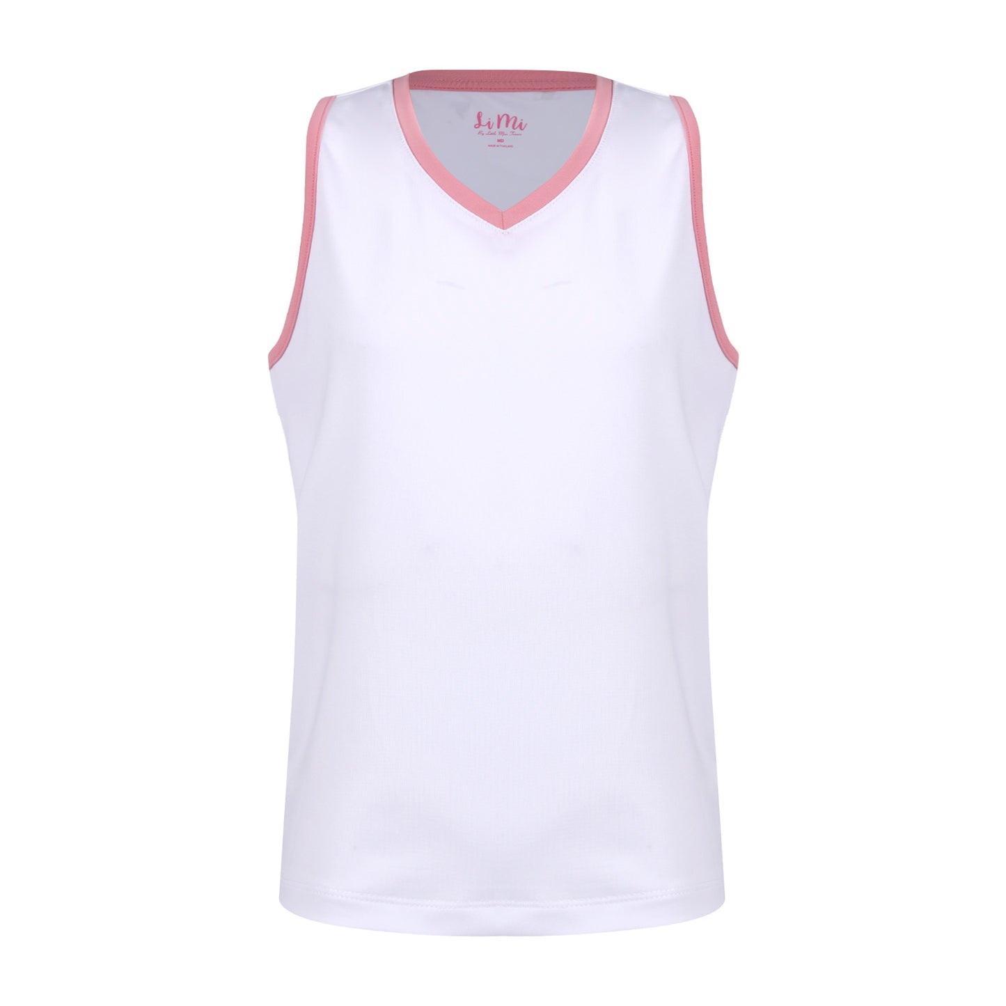 #Tutti Frutti White Tank/Pink Trim - New!