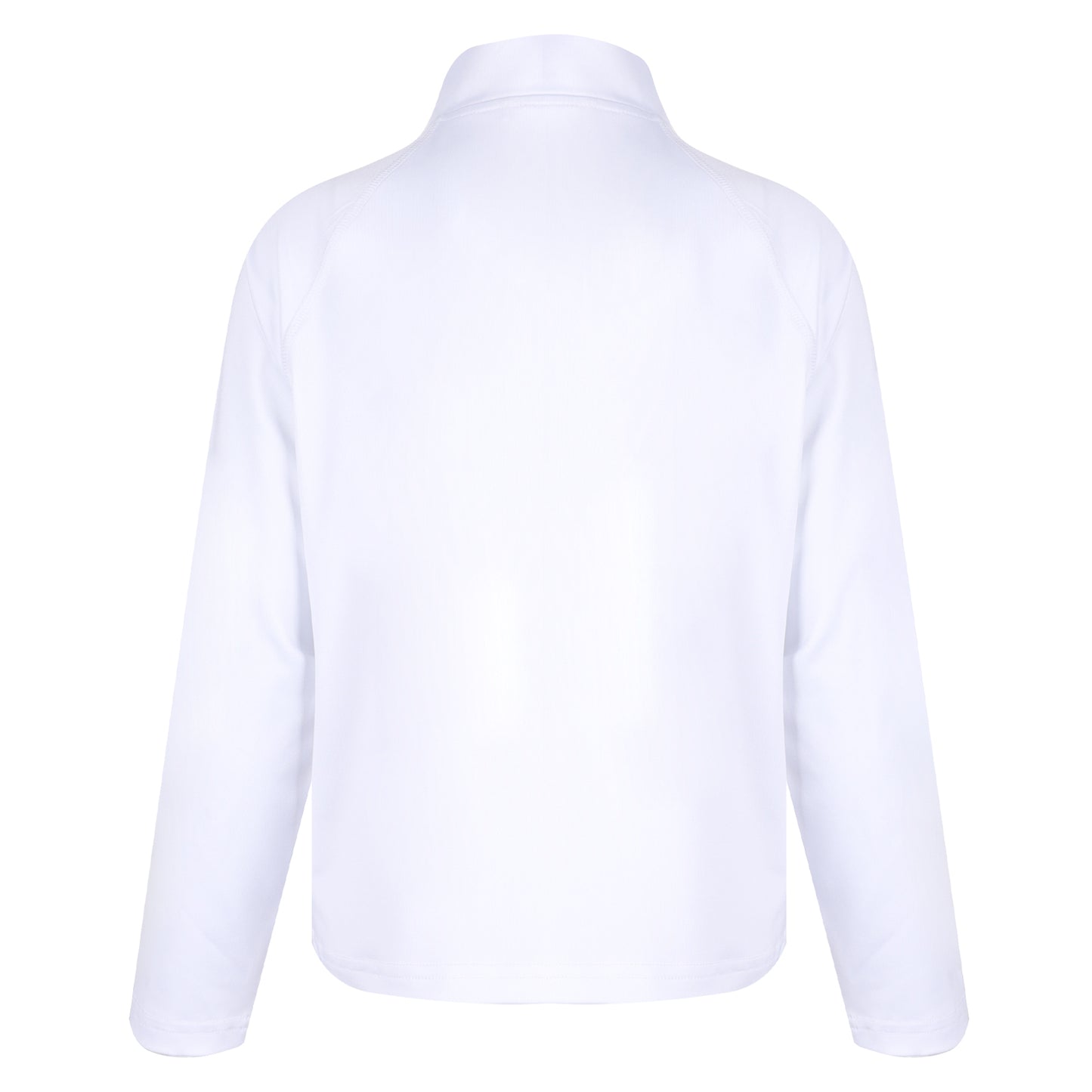#Moroccan Morning White Half-Zip Pullover