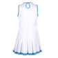 #Moroccan Morning White Pleat Dress - New!