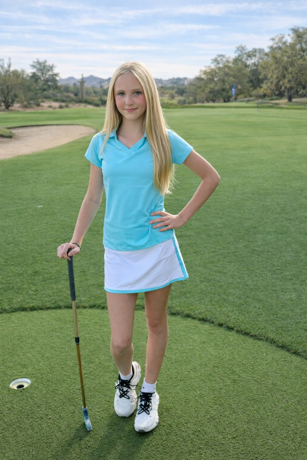 Paisley Sky Collar Top