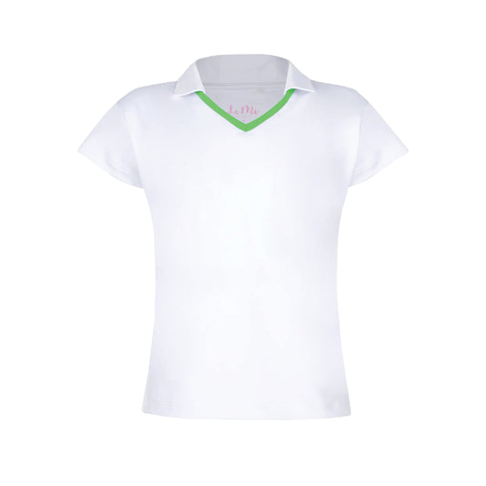 #Beverly Hills White Polo Top - New!
