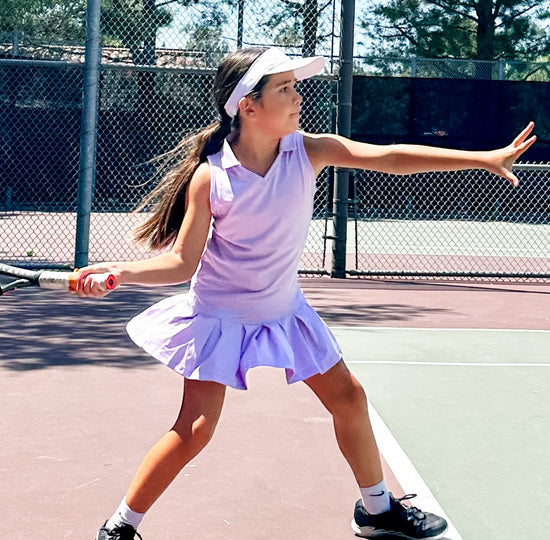 Prepletic Little Miss Tennis Dress Palisades Purple Romany Rose