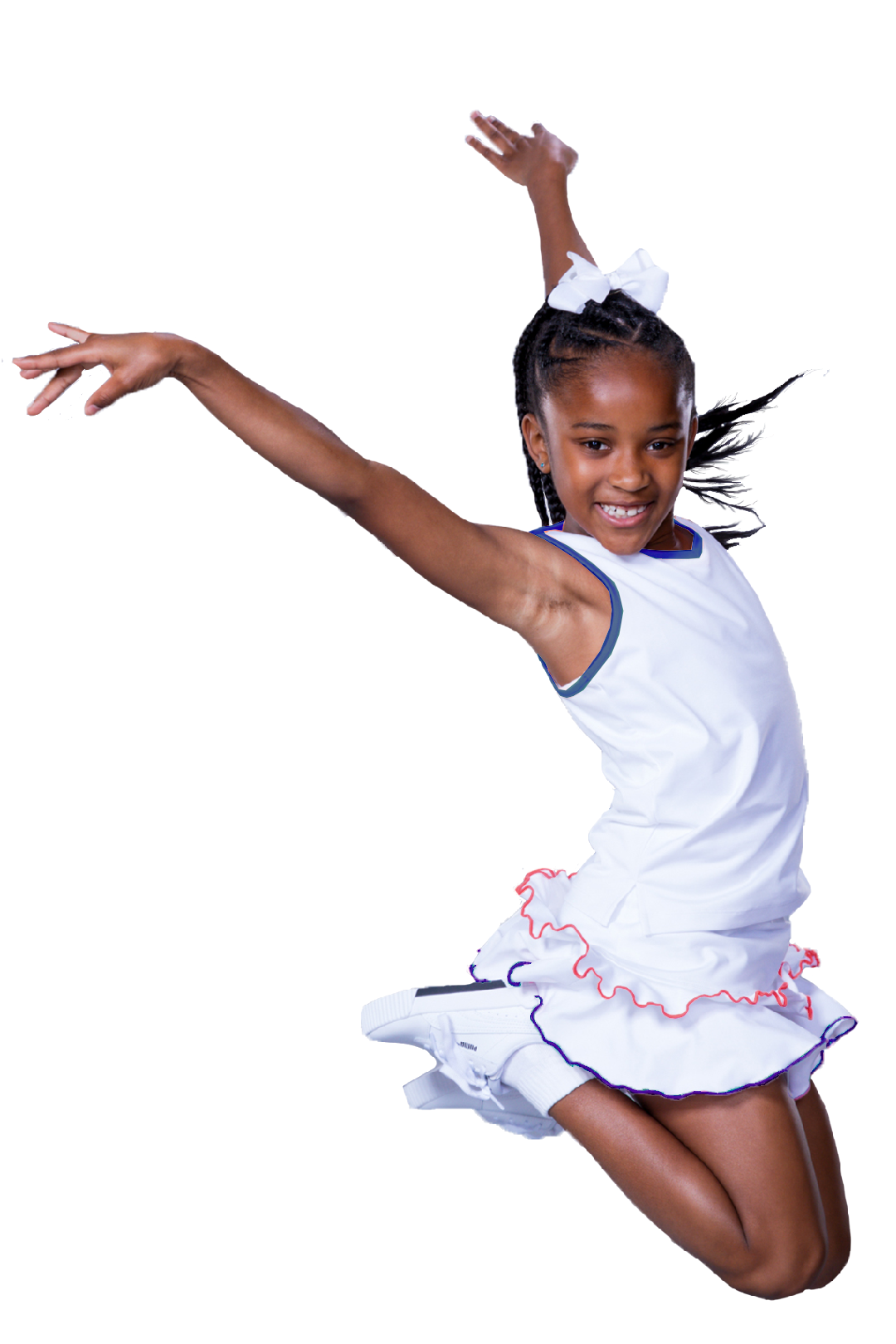#Stars Forever White Ruffle Skirt - New!