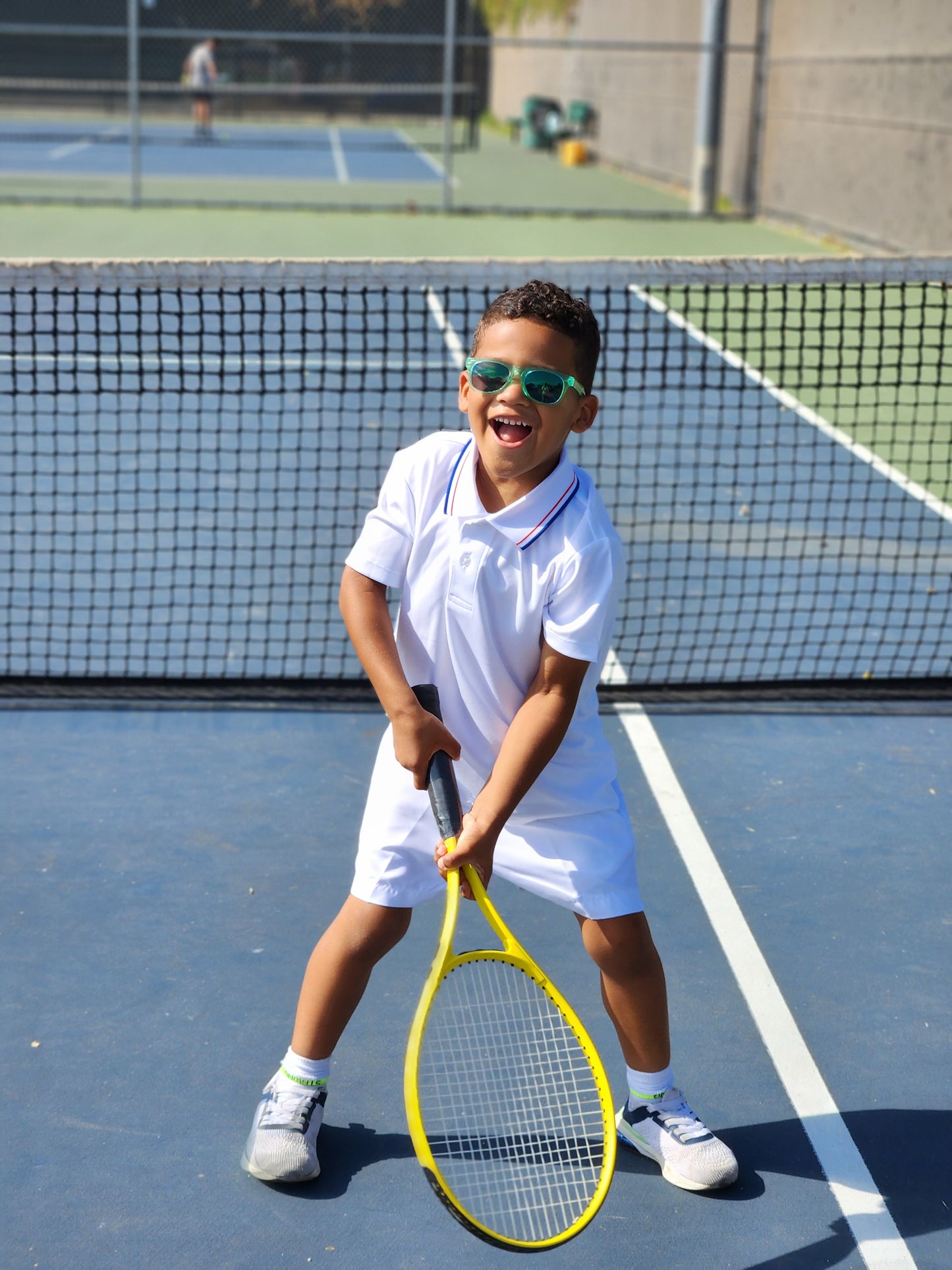 Boys Polo White Patriotic - New!