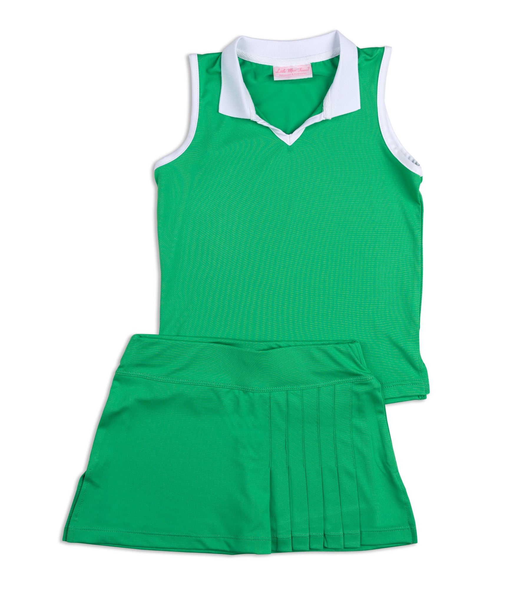 Everyday Club Skirt Green - Little Miss Tennis