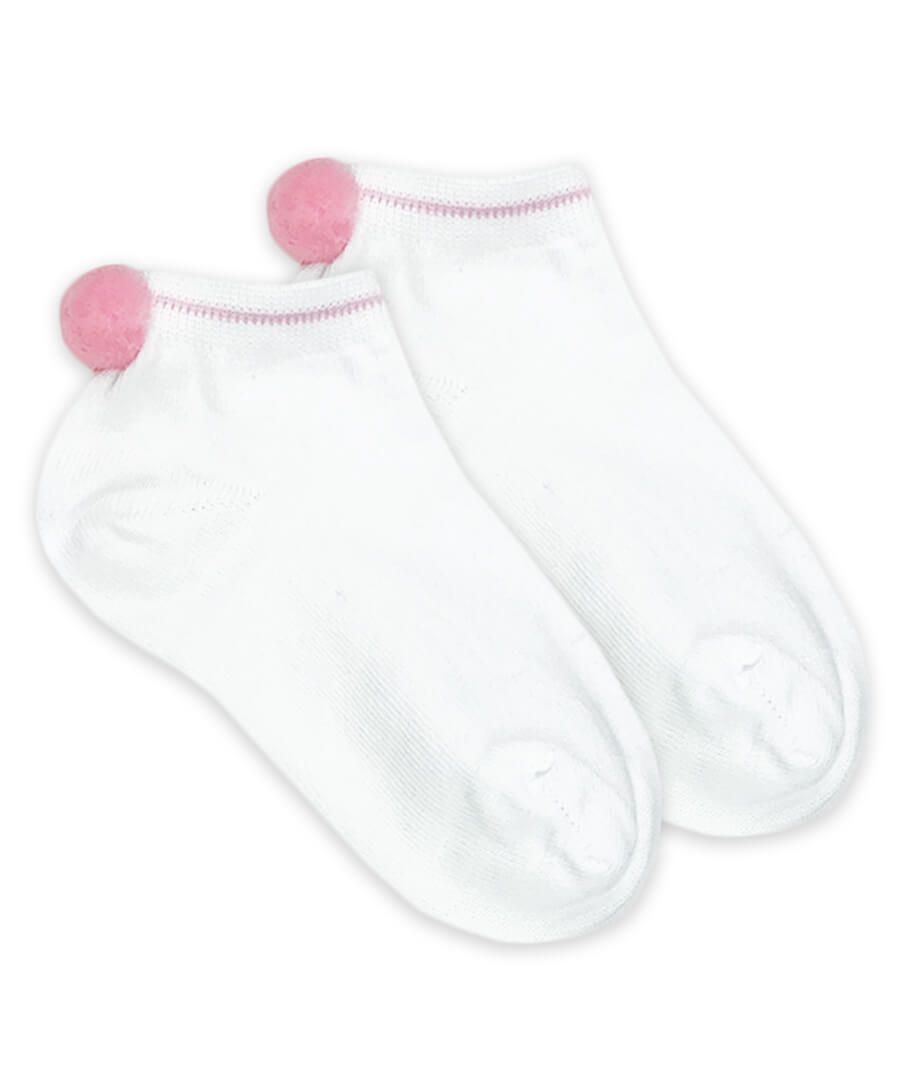 White Kids Socks Pom Poms – Little Miss Tennis