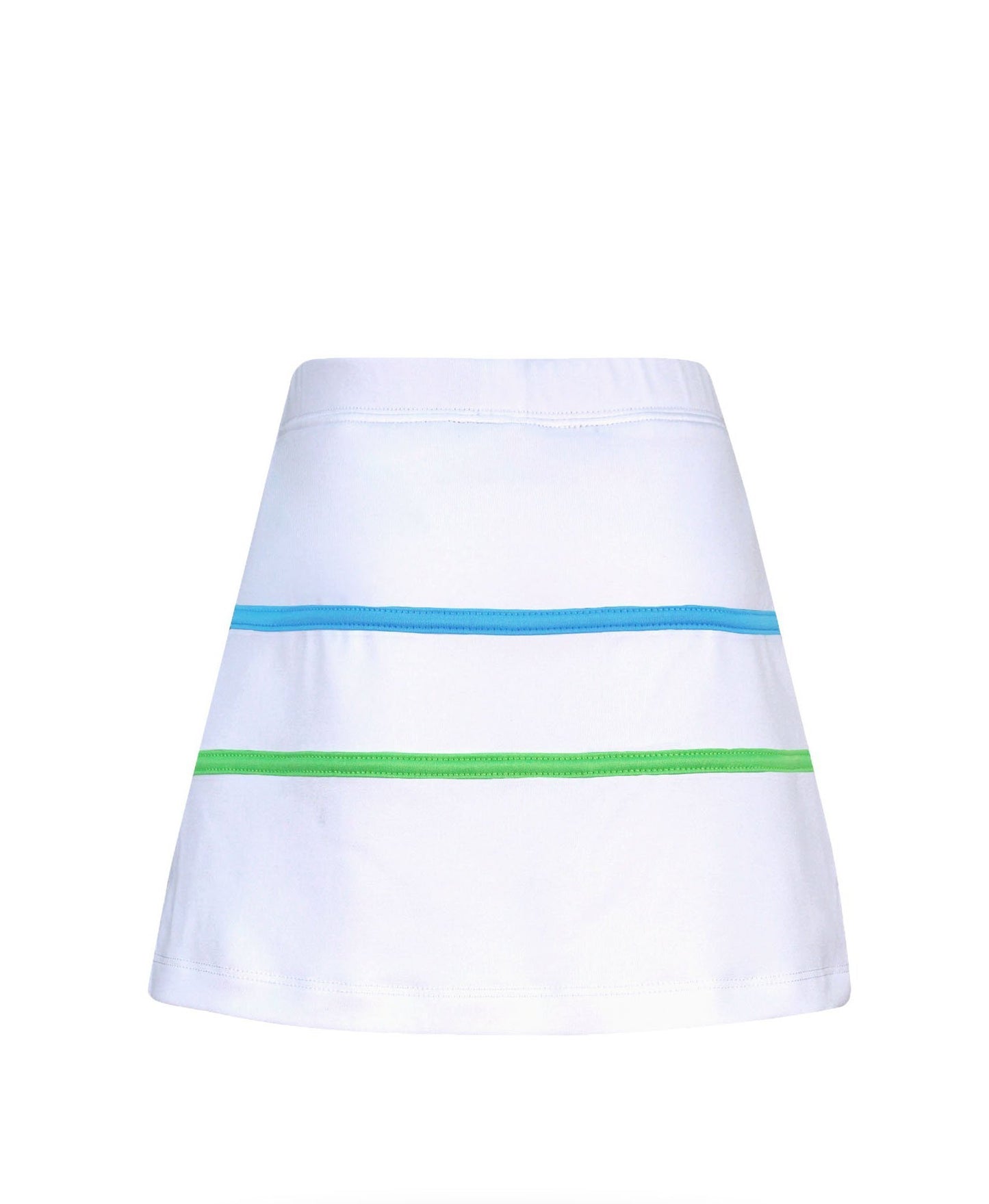 Paradise Palms White Stripe Skirt - Little Miss Tennis