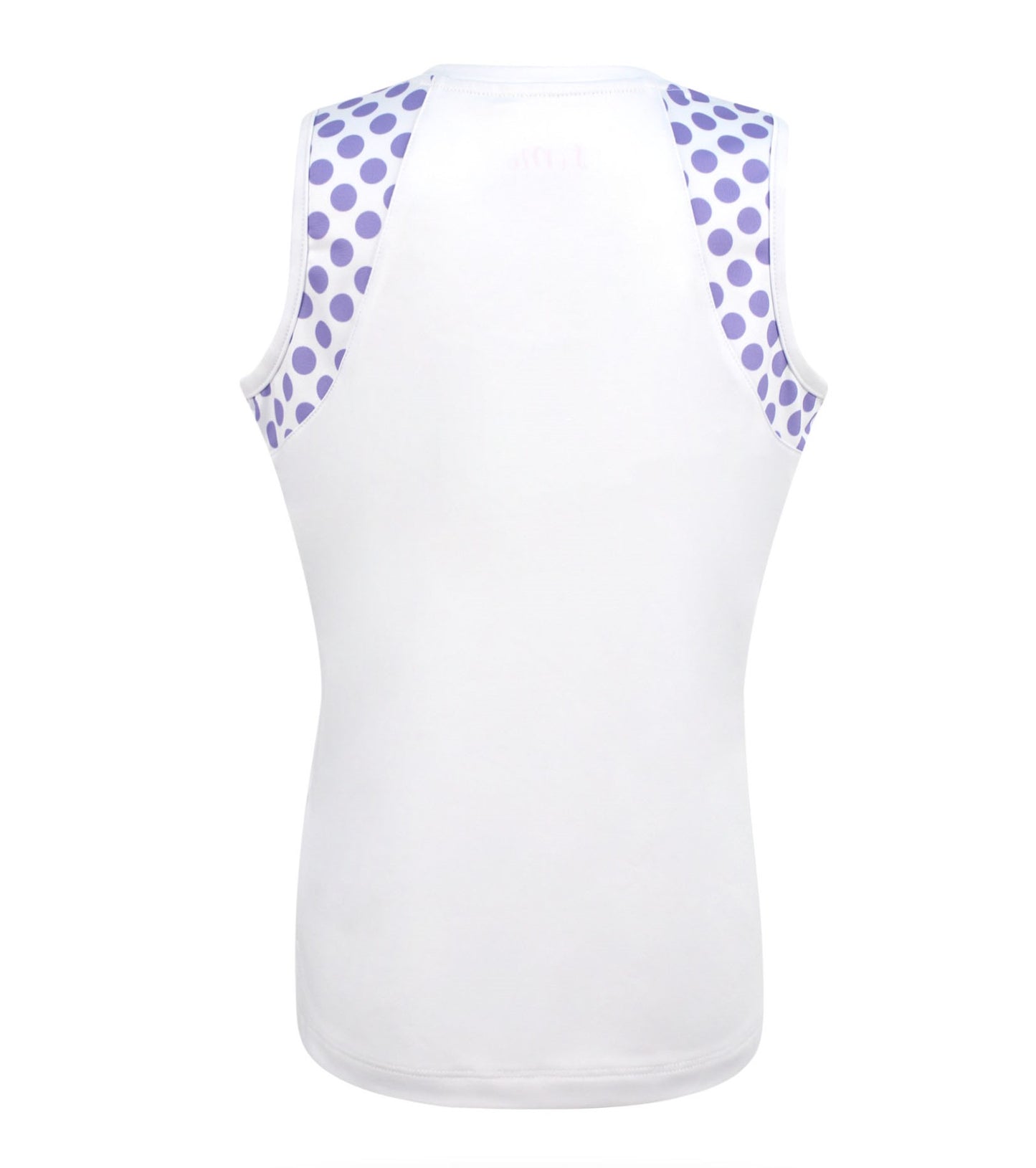 #Pretty In Provence White Tank - Little Miss Tennis