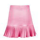 Bubble Gum Mini Pleat Skirt